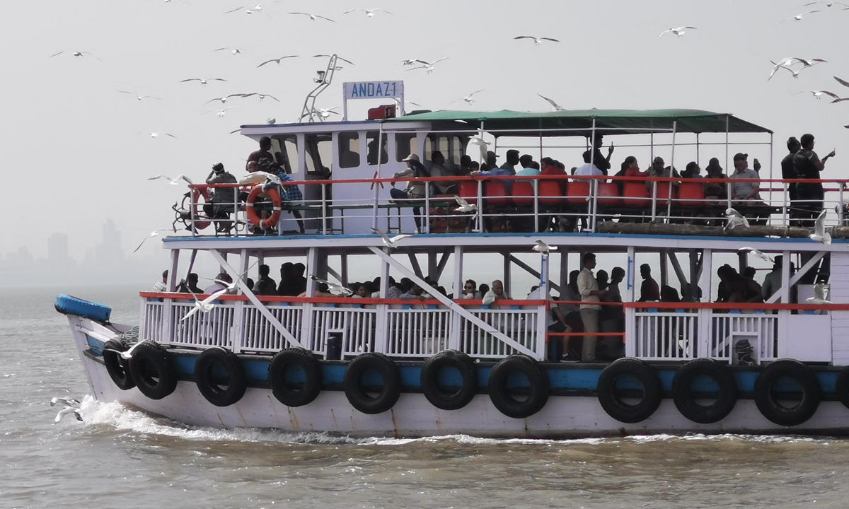 孟買 Mumbai 象島海上遊